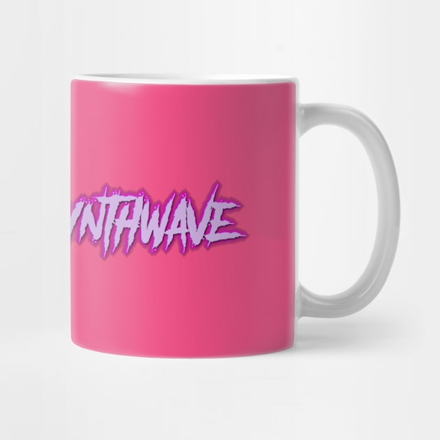 Fangs and Synthwave Long Violet Logo by Electrish